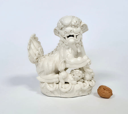dehua blanc de chine lion qing