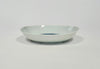 blue white moulded ming dish wanli