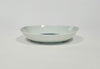 blue white moulded ming dish wanli