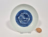 blue white moulded ming dish wanli