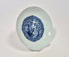 blue white moulded ming dish wanli