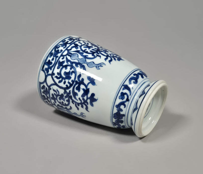 blue white beaker vase chongzhen transitional