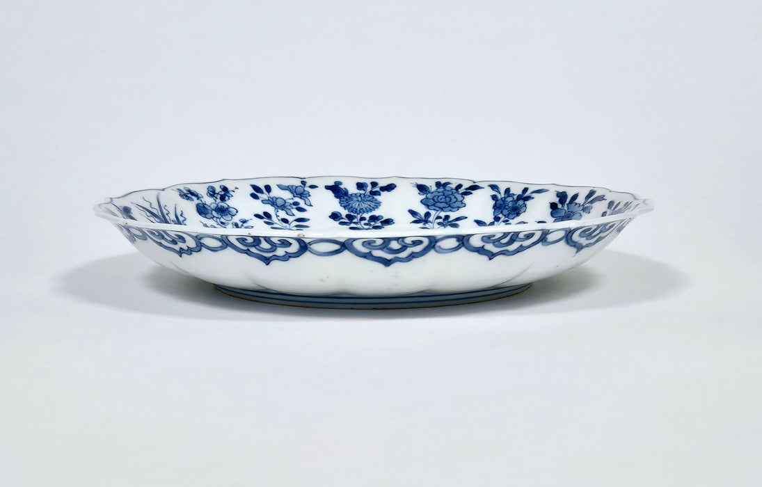 blue and white kangxi dish