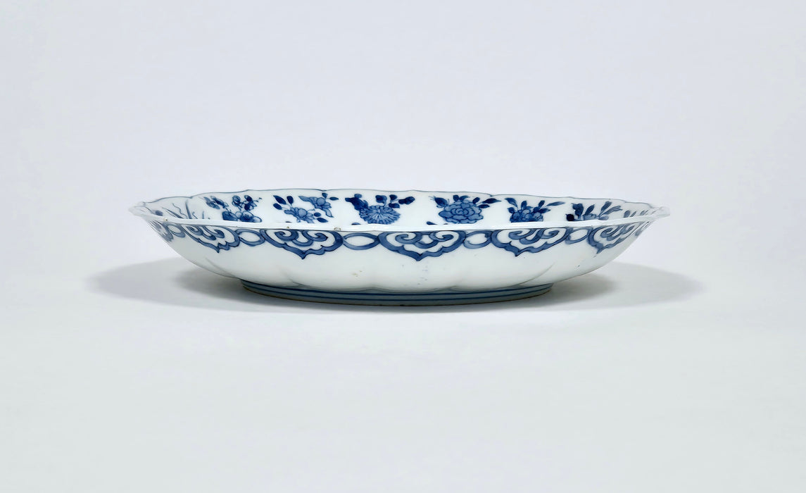 blue and white kangxi dish