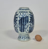 blue and white tea caddy kangxi