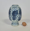 blue and white tea caddy kangxi