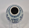 blue and white tea caddy kangxi