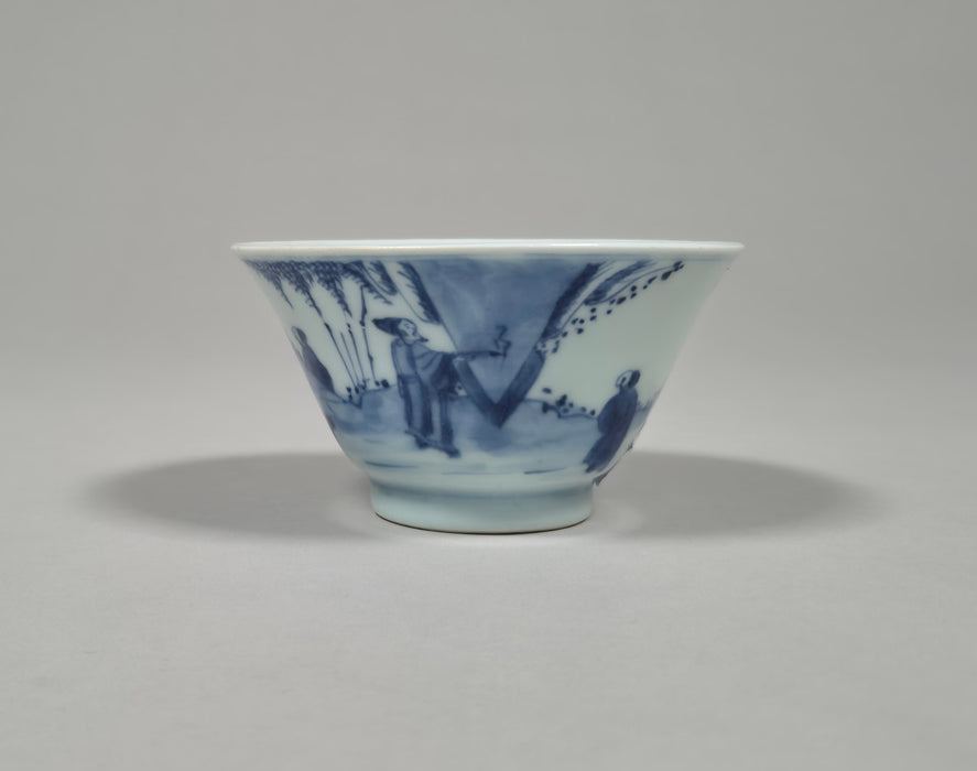 blue white cup transition period