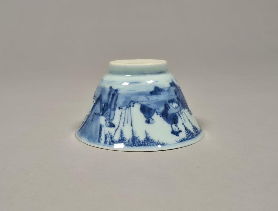 blue white cup transition period