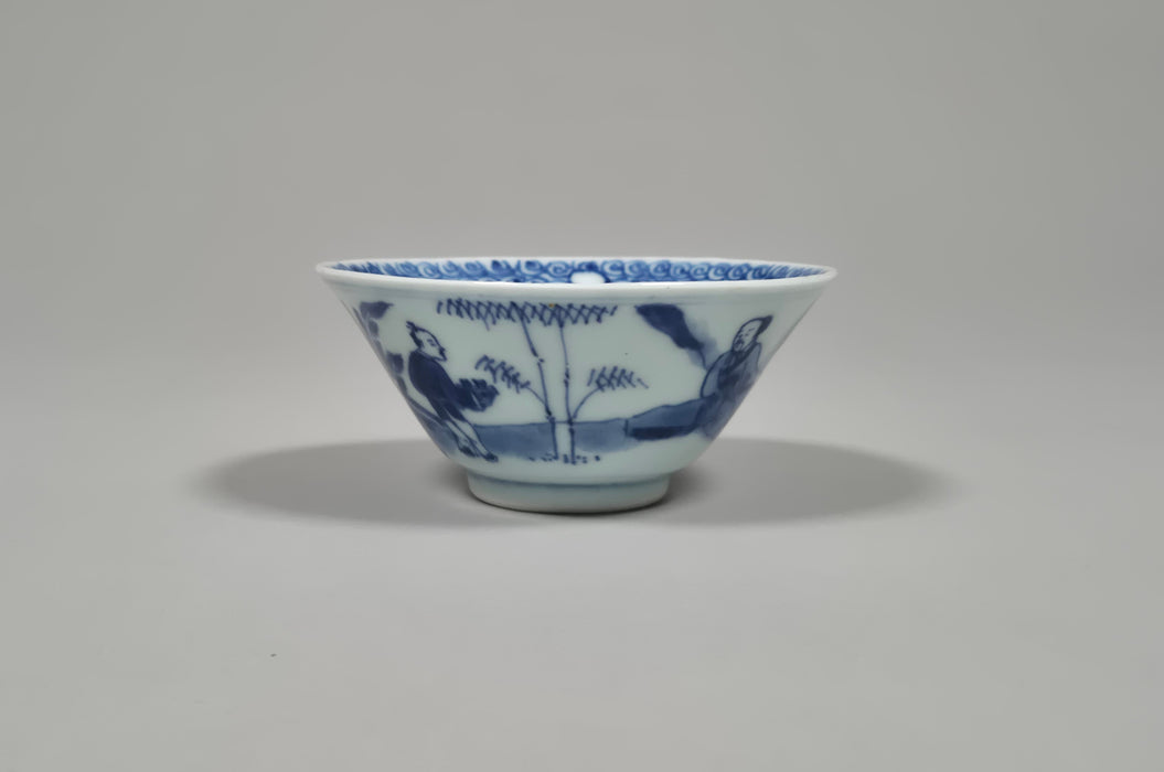 blue and white cup chongzhen transitional period