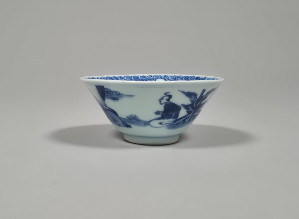 blue and white cup chongzhen transitional period
