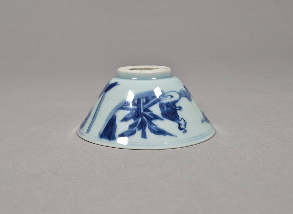 blue and white cup chongzhen transitional period