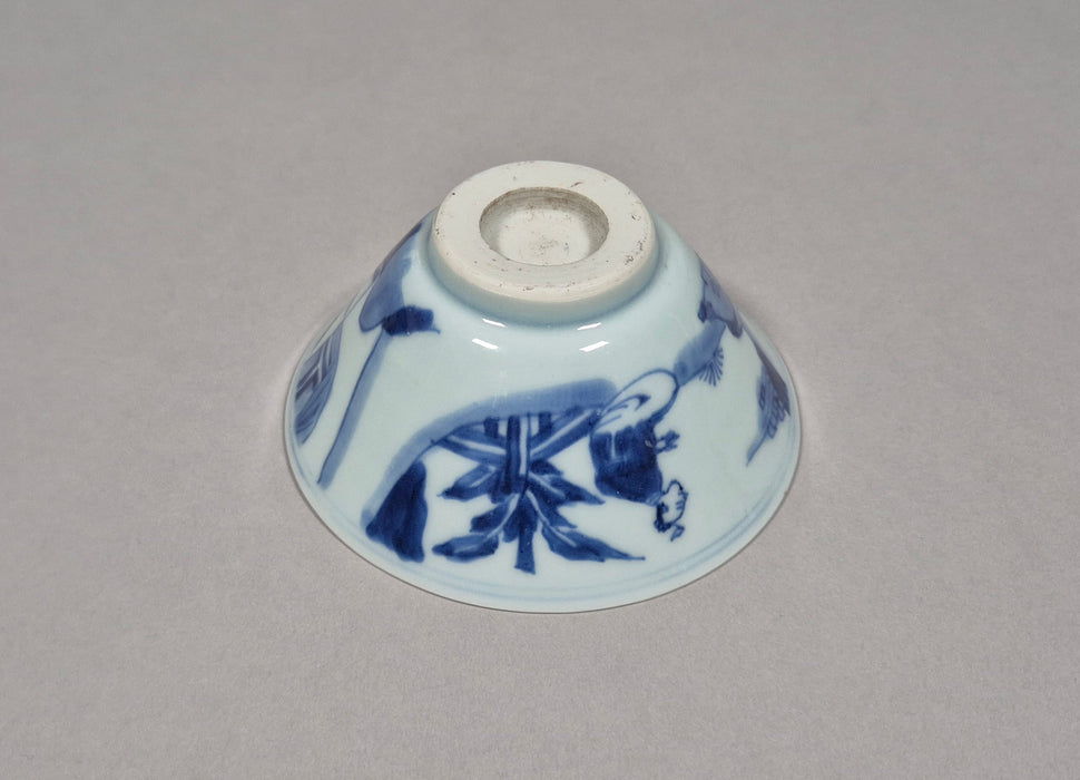 blue and white cup chongzhen transitional period