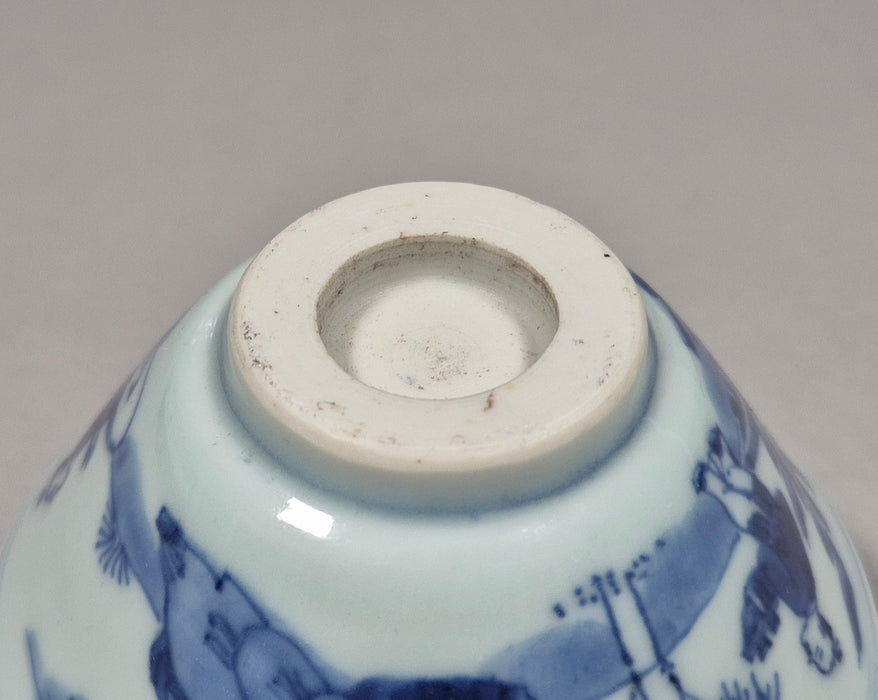 blue and white cup chongzhen transitional period