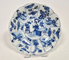 blue white long eliza dish kangxi