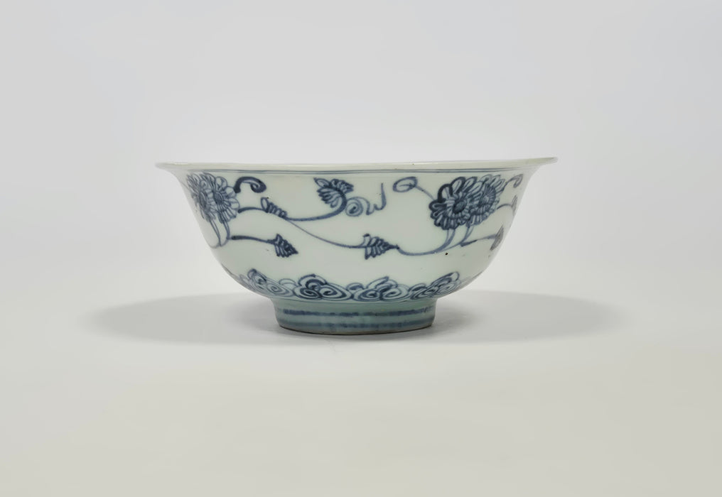 blue white bowl ming hongzhi Zhengde