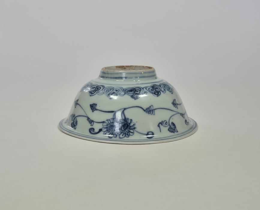 blue white bowl ming hongzhi Zhengde