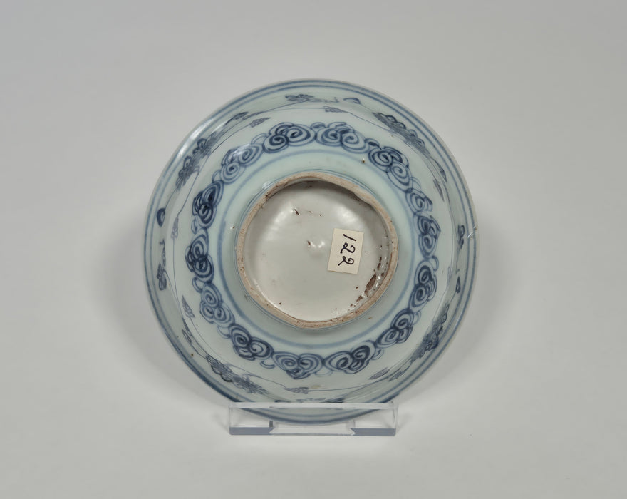 blue white bowl ming hongzhi Zhengde