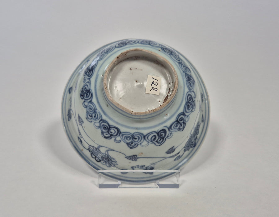 blue white bowl ming hongzhi Zhengde