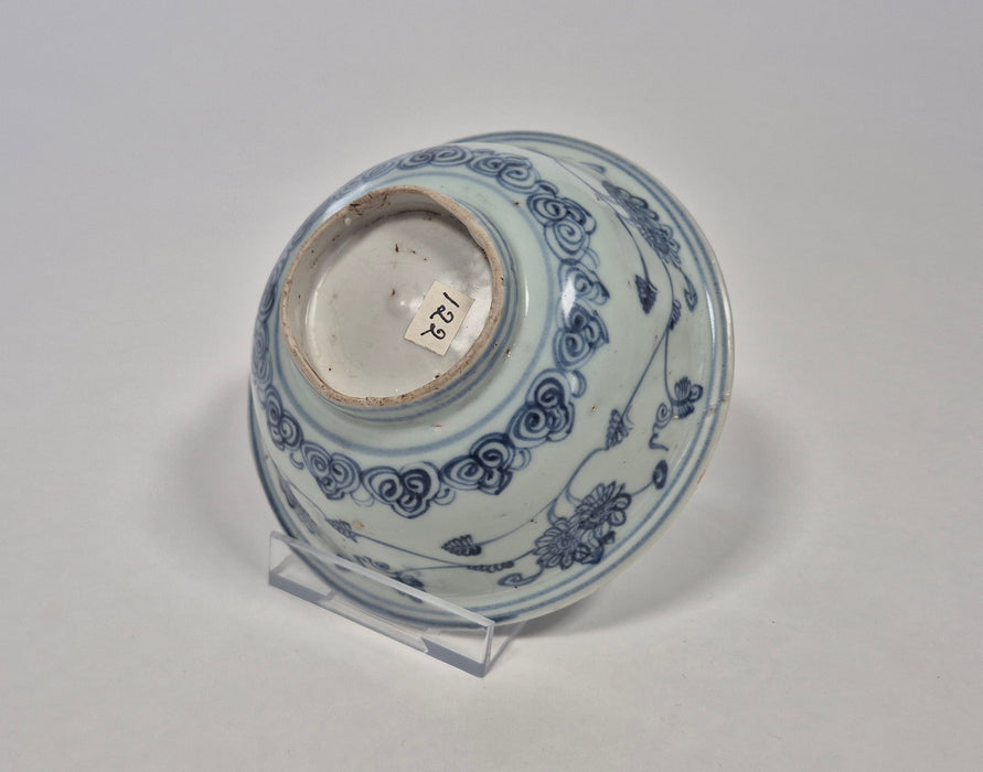 blue white bowl ming hongzhi Zhengde
