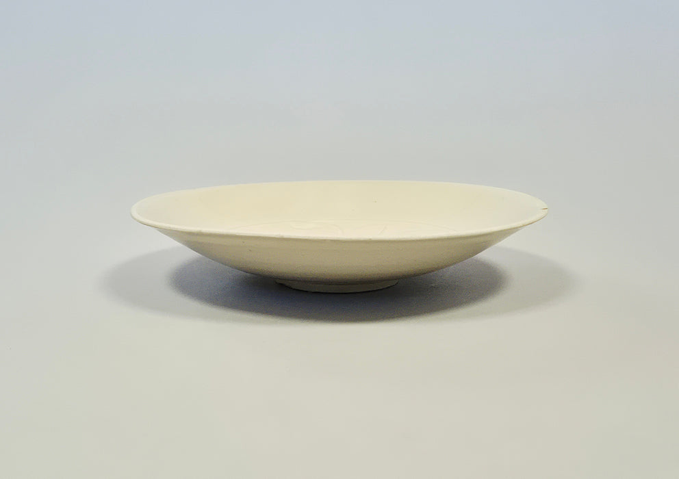 ding carved lotus dish song dynasty
