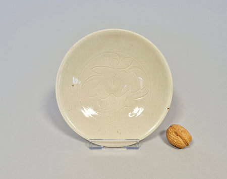 ding carved lotus dish song dynasty