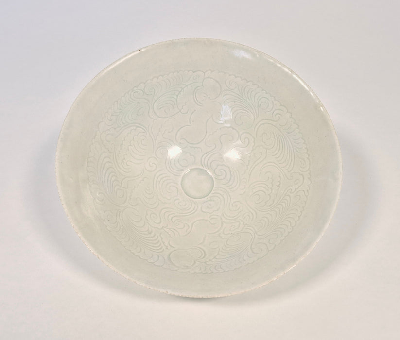 qingbai carved boys bowl song dynasty