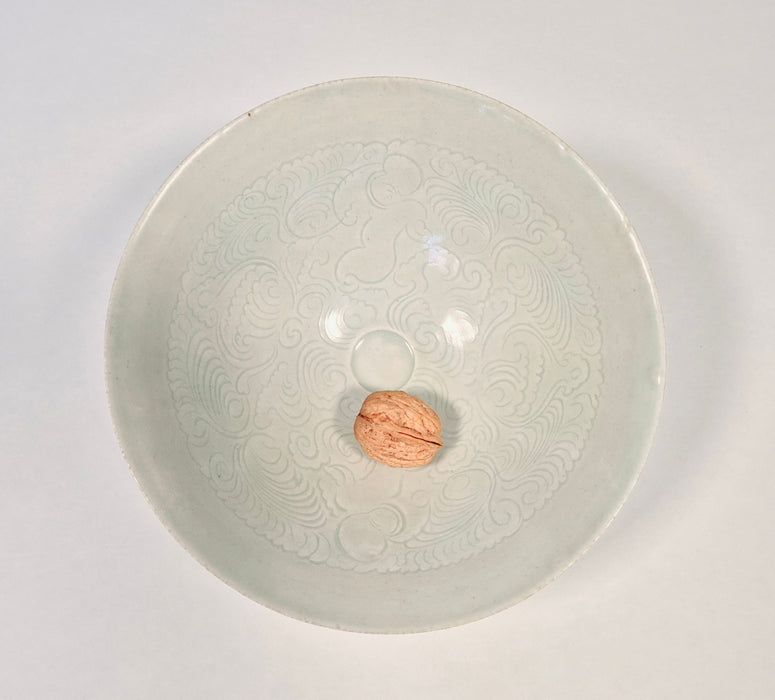 qingbai carved boys bowl song dynasty