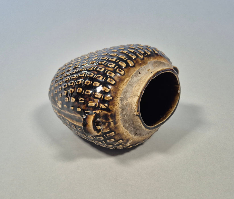 reed basket brown glazed bottle song dynasty