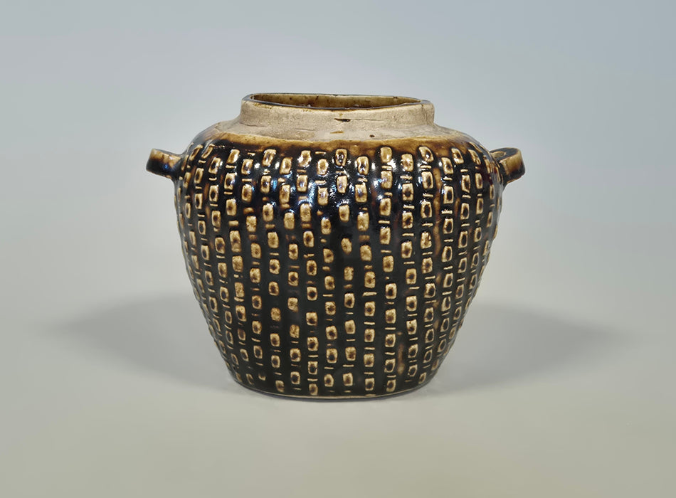 reed basket brown glazed bottle song dynasty