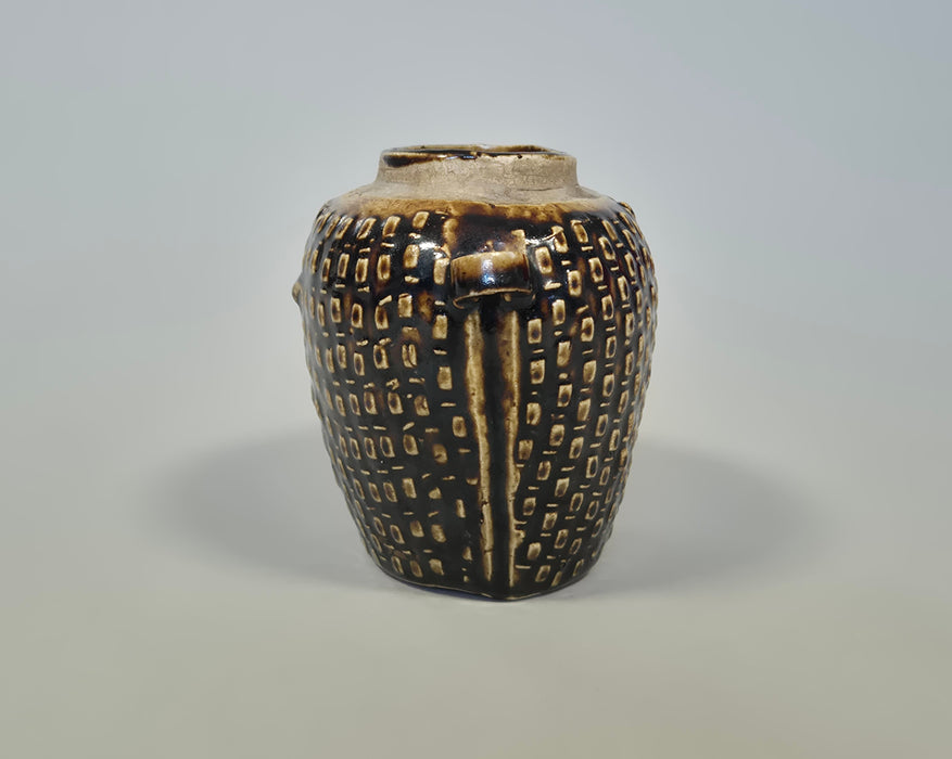 reed basket brown glazed bottle song dynasty