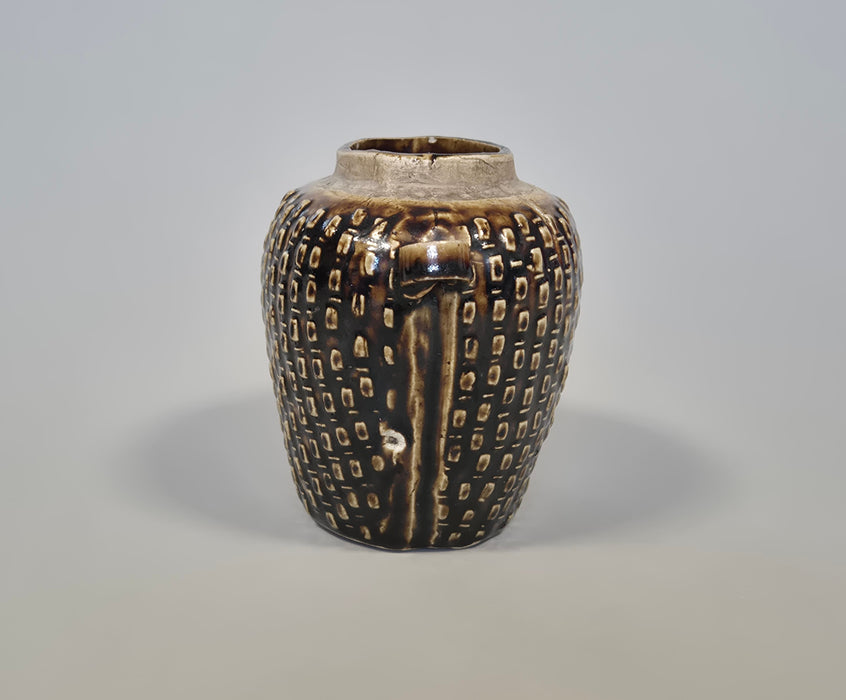 reed basket brown glazed bottle song dynasty