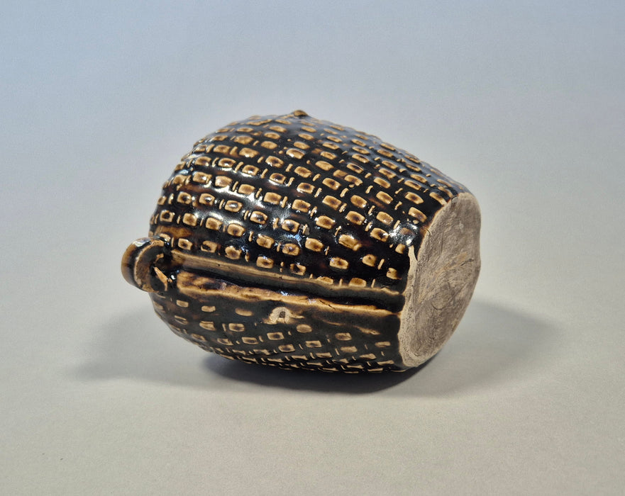 reed basket brown glazed bottle song dynasty
