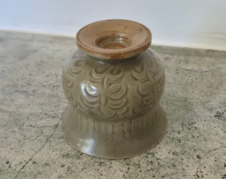 A carved Yaozhou celadon zhadou – Northern Song Dynasty - SOLD